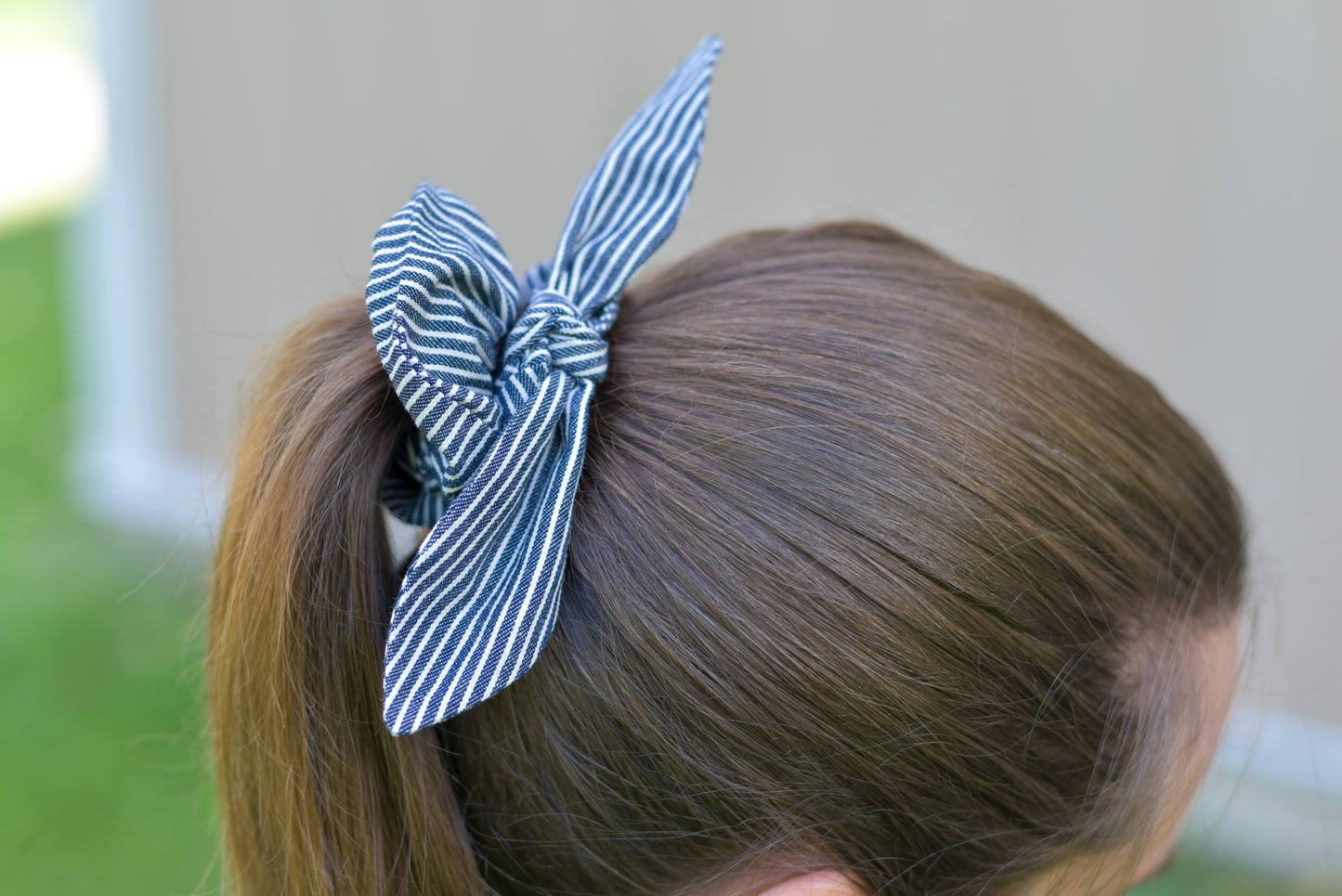 Railroad Stripe Scrunchie