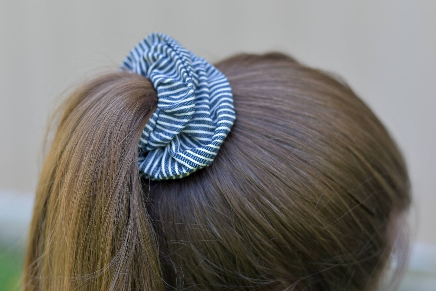 Railroad Stripe Scrunchie