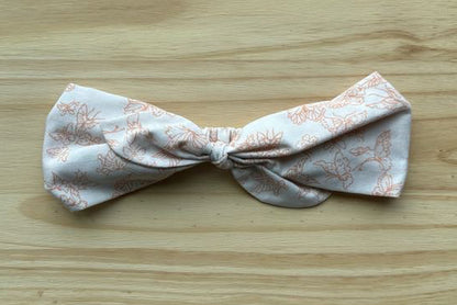 Orange Butterfly Headband