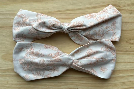 Orange Butterfly Headband