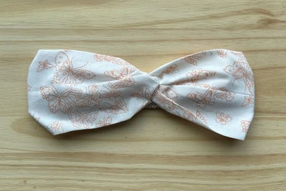 Orange Butterfly Headband