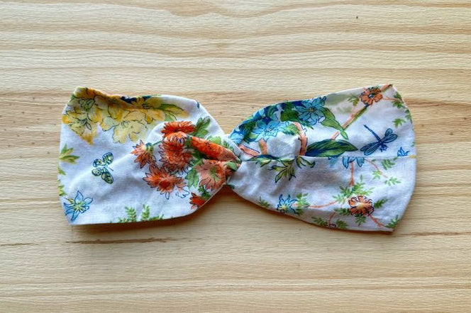 White Floral Headband