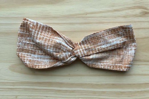 Yellow Texture Print Headband