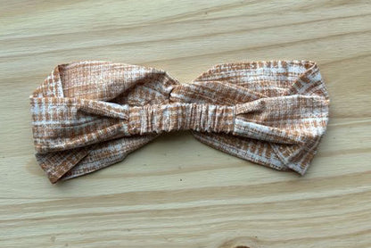Yellow Texture Print Headband