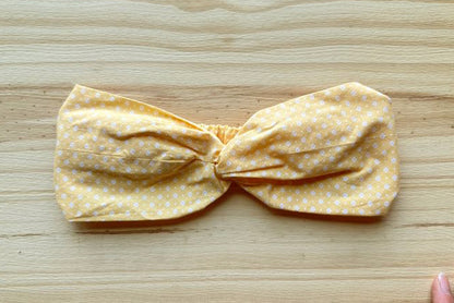 Yellow Ditsy Floral Headband