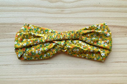 Mustard Yellow Floral Headband