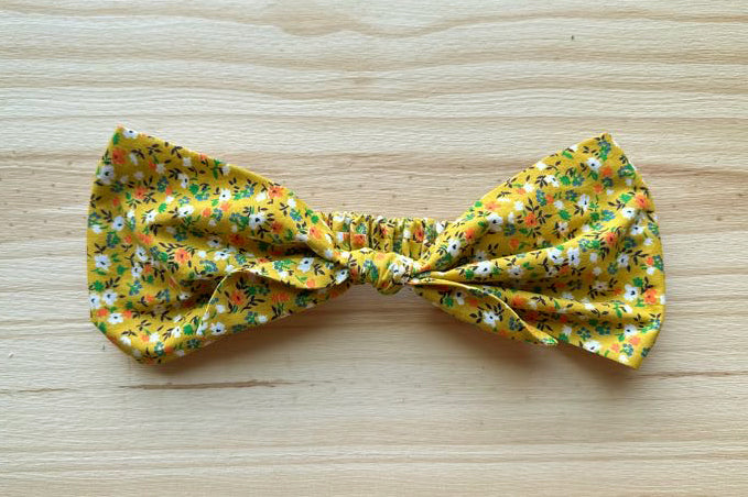 Mustard Yellow Floral Headband