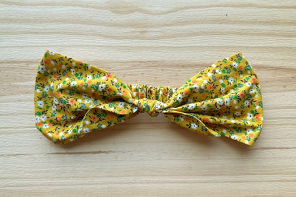 Mustard Yellow Floral Headband